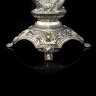 Серебряная икорница «Галиотис» из морской раковины с фрегатом