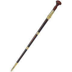 Резная трость ручной работы «Лотос» со скрытым клинком