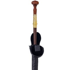 Резная трость ручной работы «Лотос» со скрытым клинком