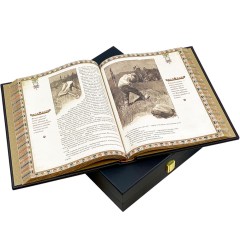 Подарочная книга «Вечера на хуторе близ Диканьки» (Гоголь Николай Васильевич) — вечная классика в кожаном переплёте