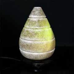 Солевая лампа светильник «Минимализм» зелёного свечения в подарок мужчине