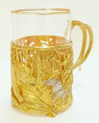 Подстаканник "Охота на медведя"