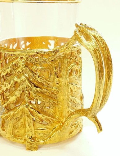 Подстаканник "Охота на медведя"