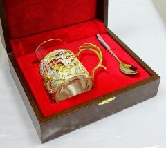 Подстаканник "Охота на медведя"