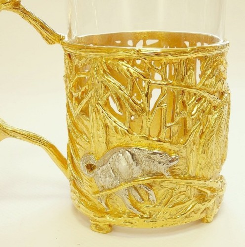 Подстаканник "Охота на медведя"