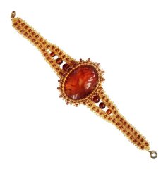 Браслет из янтаря «Графиня»