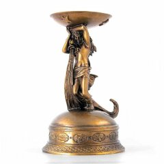 Бронзовый подсвечник «Водолей» для интерьера дома
