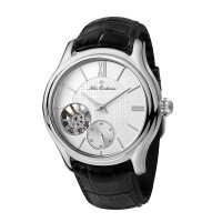 Серебряные мужские часы «CLASSIC» (скелетон)