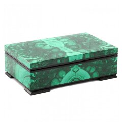 Средняя шкатулка из малахита «Стиль»