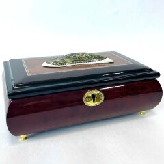 Сувенирная шкатулка «Тигр» из антикварного зуба кашалота