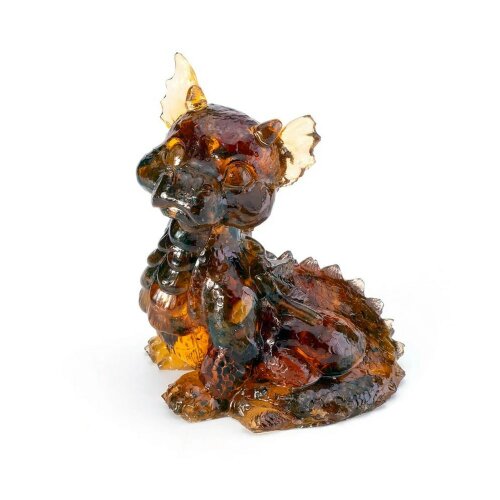 Подарочная фигурка из янтаря «Дракошка» — как символ нового 2024 года