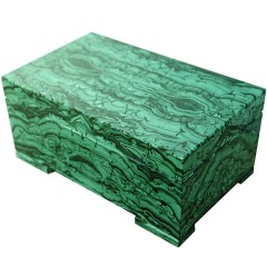 Элитная малахитовая шкатулка «Хозяйка медной горы» для драгоценностей