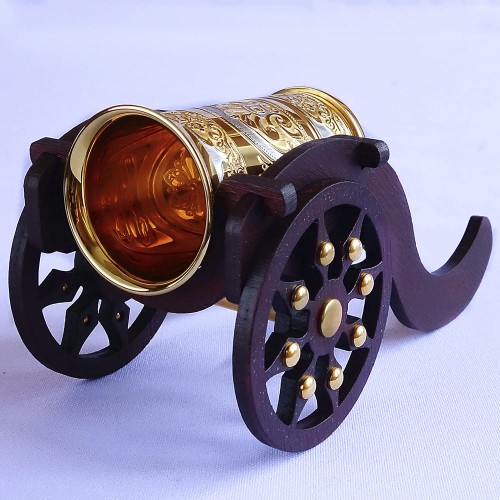 Позолоченная стопка «Пушка» — прикольные подарки на 23 февраля