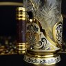 Подстаканник подарочный «Яшма» с каменной ручкой в подарок мужчине