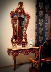 Резное зеркало «Рококо»