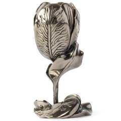 Бронзовая ваза «Тюльпан» с серебрением