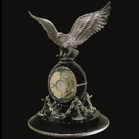 Серебряные часы «Морской орел»