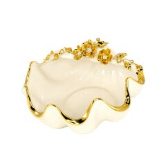 Керамическая «Ракушка» с цветами