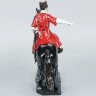 Сувенирная фигурка «Кубанский казак на чёрном коне» из искусственного камня