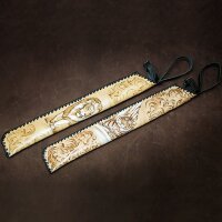 Кожаный колчан для шампуров «Походный» с художественною росписью