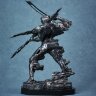 Абстрактная фигурка из бронзы «Музыка войны» в виде арт объекта
