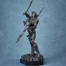 Абстрактная фигурка из бронзы «Музыка войны» в виде арт объекта