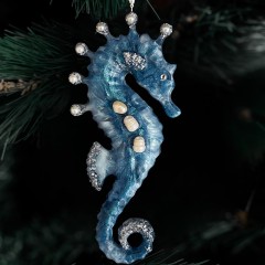 Новогодний набор из 4-х ёлочных игрушек«Сказочный океан» в подарок к новому году