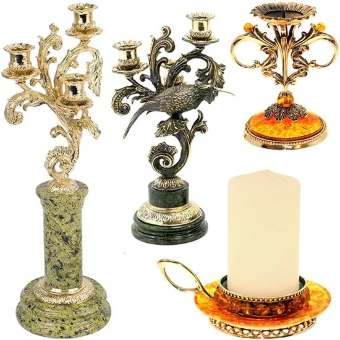 Подсвечники настольные