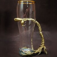 Украшенная пивная кружка «Скорпион» с объёмной фигуркой