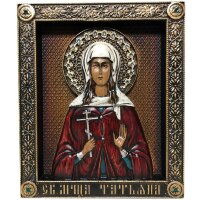 Именная икона «Святая мученица Татьяна» в подарок студенту