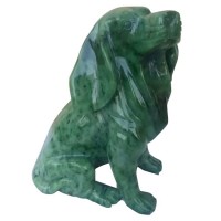 Нефритовая статуэтка «Собака» (нефрит)